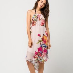 O’Neill Floral Halter Sundress Low-back